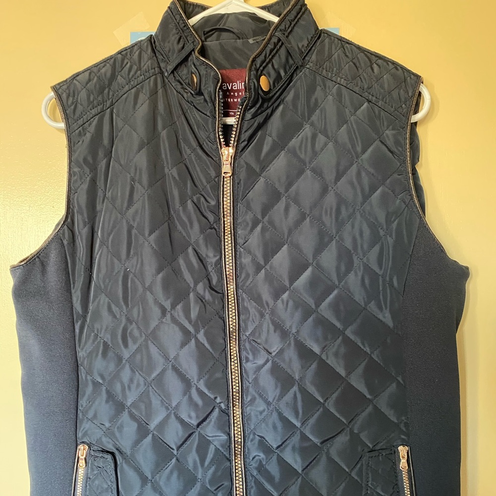 2 Side Pockets Cozy Blue Vest